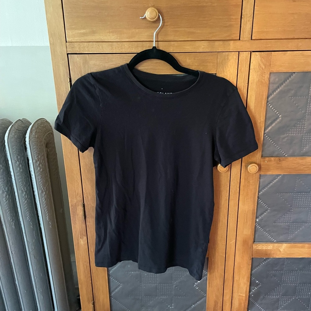 Everlane Women’s Crewneck Basic T-Shirt - Black, S